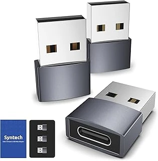 Syntech Usb C Kadın - Usb Erkek Adaptör 3'Lü Paket [Seyahat Olması Gerekenler, Alüminyum] Usb C - Usb Adaptörü, Tip C Şarj Kablosu Güç Dönüştürücü Iphone 15 Watch Carplay Vb. Ile ürün görseli 1