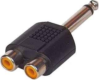 6.3 Mm Mono Rca Çevirici 2 Rca Gitar Çevirici 2X Rca 6.3 Mm Mono ürün görseli 1