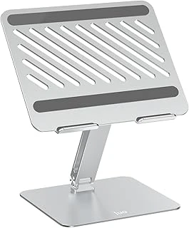 Juo Alüminyum Notebook Standı Yükseklik Eğim Ayarlı Ergonomik Metal Laptop Standı 11-17 Inch Arası Notebook Dizüstü Bilgisayar Standı, Ayarlanabilir ürün görseli 1