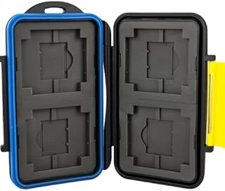 Jjc Mc-3 – Hafıza Kartı Koruma Kutusu Cf Compactflash Sd/Sdhc/Sdxc Kart – Memory Stick Duo Xd Kart Için – Su Geçirmez ürün görseli 1