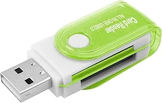 Kyrotech Pc Için Usb Sd Kart Okuyucu, Micro Sd Karttan Usb Adaptörüne, Kamera Için Ms Duo, Micro Ms Kart Okuyucu Hafıza Kartı Okuyucu, Pc, Dizüstü Bilgisayar Için Kart Okuyucu Yeşil ürün görseli 1