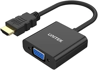 Unitek Y-6333 Hdmi Adaptörü Vga + Audio Siyah ürün görseli 1