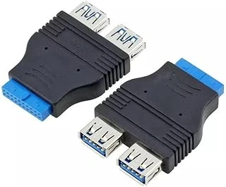 Parcbeny 2449 19 Pin 2Xusb 3.0 To 9 Pin Usb 2.0 Çevirici Dönüştürücü Adaptör ürün görseli 1