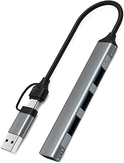 Valkyrie Macbook Uyumlu Type-C & Usb Çiftli 4Port Usb 3.0 Splitter 5 Gbps Çevirici Hub Adaptör ürün görseli 1