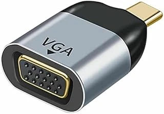 Alfais 4893 Type-C To Vga Kablo Ucu Mini Çevirici Dönüştürücü Adaptör ürün görseli 1