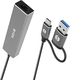 S-Link Swapp Sw-U332 Type-C & Usb3.0 1000Mbps 3 Port Usb Gigabit Ethernet Adaptör ürün görseli 1
