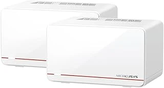 Mercusys Halo H37Be(2-Pack) | Wi-Fi 7 Mesh Sistemi | Be6500 Mbps Hız | Fiber Uyumlu | Dual-Band | 2× 2.5G Port | 4K-Qam | Mlo| 650 M² Kapsama | Uygulama Ile Kolay Kurulum – Güçlü Hızlı Ev Ağ ürün görseli 1
