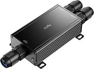 Cudy 2 Kanallı Dış Mekan Gigabit Poe Uzatıcı, 1 Giriş, 2 Çıkış Portu, Ip67 Su Geçirmez, 1000Mbps, Poe Amplifikatör Güçlendirici, 802.3 Bt/At/Af, Duvara Monte ürün görseli 1