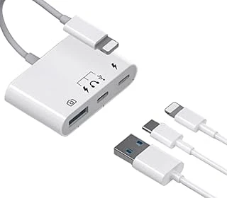 Coverzone Iphone 11 12 13 14 Uyumlu Lightning Uyumlu Type-C Usb Lightning Çıkış Alabileceğiniz Adaptör Usb Usb C Aksesuarlar Ile Hızlı Bağlayın Zr578 ürün görseli 1