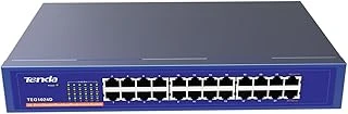 Tenda 10/100/1000 Mbps Yönetilemeyen 24 Portlu Masaüstü / Rackmount Gigabit Switch ürün görseli 1