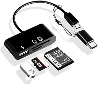 Type-C Micro Usb 3In1 Sd Micrsd Kart Okuyucu Otg Çevirici Kablosu ürün görseli 1