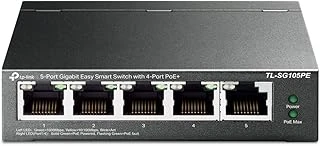 Tp-Link Tl-Sg105Pe, 5-Port Gigabit Easy Switch With 4-Port Poe+ ürün görseli 1