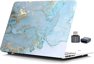 Mcstorey Macbook Air M1 Kılıfı A2337 Uyumlu 13 İnç Macbook Air Hard Case A2179 A1932 Sert Koruyucu Kapak Mermer Desenli Çizilmeye Karşı Koruma Kılıfı ürün görseli 1