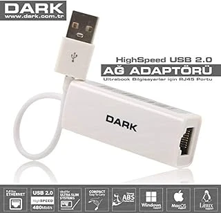 Dark Dk Nt U2Lan Connect U2Lan Usb 2 Ethertnet Adaptörü ürün görseli 1