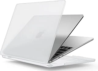 Minesk Macbook Air M1 13.3 Ile Uyumlu Polikarbonat Sert Koruyucu Çizilme Darbe Önleyici Kılıf A2337 A2179 A1932 (Mat-Şeffaf, 13.3 Inç 2018-2022 Arası (M1 Işlemci)) ürün görseli 1