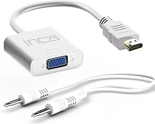 Inca Hdmi To Vga Jakli (Ses Kablosu Dahi̇l) Beyaz ürün görseli 1