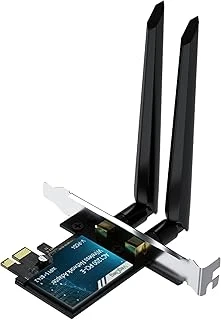 Veggieg Ax1200 Wi-Fi 5 Alıcı Bluetooth 4.2 Adaptör 5Db Dual Anten Pcie Wifi Ağ Kartı ürün görseli 1