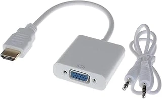 Alfais 4548 Hdmi To Vga Dönüştürücü Adaptör Kablosu (Ses Destekli) ürün görseli 1