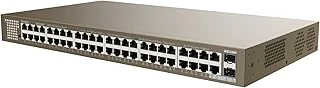50 Perde Bağlantı Noktalı Gigabit Ethernet Anahtarı, 48 Gigabit Bağlantı Noktası + 2 Gigabit Bağlantı Noktası Sfp Anahtarı, Yönetilemez, Vlan, Yıldırım Koruması 6 Kv, Led Gösterge, Masa/Duvar/Raf ürün görseli 1
