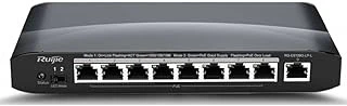 Ruijie 8Port 54W Full Poe Rg-Es109G-Lp-L Gigabit 1X-Uplink Yönetilemez Switch ürün görseli 1