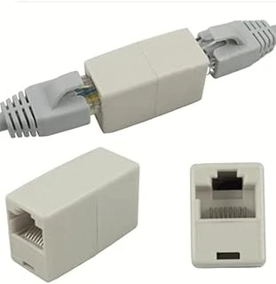 2 Adet Rj45 Cat5 Cat6 Cat7 Cat8 Modem Ethernet Internet Kablo Uzatıcısı Dişi Dişi Birleştirici Ara Aparat (2) ürün görseli 1
