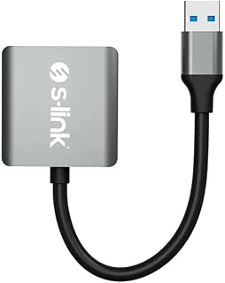 S-Link Sl-Cr21 Type C Usb3.0 Sd/Micro Sd 110M/S Hızlı 2 In 1 Metal Kart Okuyucu ürün görseli 1
