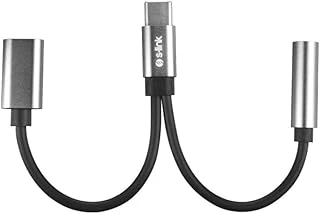 S-Link Sl-Ta45M Gri Metal Typec To 3.5 Jack+Typec Çevirici ürün görseli 1