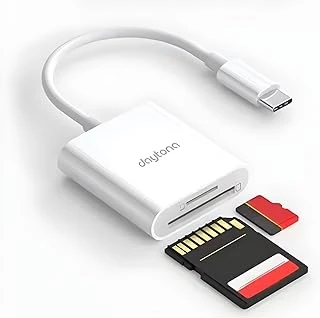 Daytona Nk1023 2'Si 1 Arada Telefon Pad Için Type-C’Den Sd Karta Otg Sd/Tf Bellek Dönüştürücü Tak Çalıştır Kart Okuyucu ürün görseli 1