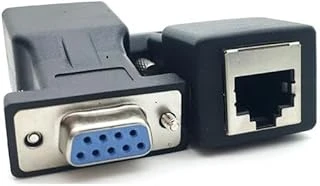 Rs232 To Rj45 9 Pin Ethernet Adaptör Ekleme Ek Uzatıcı Extender Çevirici Dönüştürücü 30M ürün görseli 1