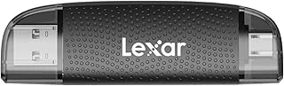 Lexar Çift Yuvalı Usb-A/C Okuyucu, 205Mb/S'Ye Kadar Aktarım Hızı, Sd Microsd Kartları (Lrw310X-Bnbng) ürün görseli 1