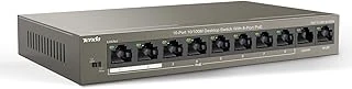 Tenda 10 Bağlantı Noktalı Fast Ethernet Poe Anahtarı, 8 Poe+ Bağlantı Noktası 2 Uplink Bağlantı Noktası (Qos, Vlan, 58W, Ieee 802.3Af/At, 250 M Iletim Menzili, Masaüstü Duvara Montaj) ürün görseli 1