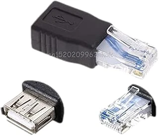 Dişi Usb Ethernet Aparat Çevirici Rj 45 Dişi Usb Erkek Internet ürün görseli 1