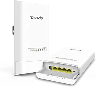 Tenda Os3 Dış Mekan Erişim Noktası (867 Mbit/S 5Ghz, 4X 10/100 Mbit/S-Lan Bağlantı Noktası, 12Dbi, Poe, 5 Km Menzil, Merkezi Yönetim, Güç Kaynağı Dahil) Beyaz ürün görseli 1