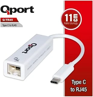 Qport Q Tr45 Type C To Rj45Gbnetwork Çevirici ürün görseli 1
