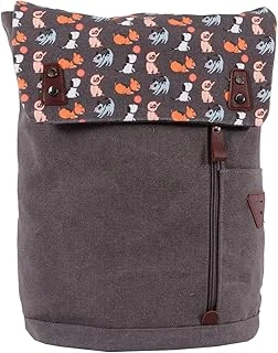 Biggdesign Dogs Su Geçirmez Kumaşlı 15 Inç Laptop Uyumlu Okul Sırt Çantası Gri ürün görseli 1