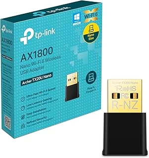 Tp-Link Archer Tx20U Nano, Ax1800 Mbps, Çift Bant, Mu-Mimo, Usb 2.0, Wpa3, Windows 10/11 Uyumlu, Wi-Fi 6 Nano Usb Adaptör ürün görseli 1
