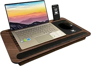 Axolotl Telefon Tablet Bölmeli Minderli Laptop Sehpası Notebook Bilgisayar Çalışma Masası, Antik Meşe ürün görseli 1