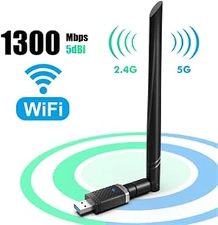Edup Livx Usb Wifi Sinyal Yakınlaştırıcı Adaptör Kart 1300 Mbps Ep-Ac1686 ürün görseli 1