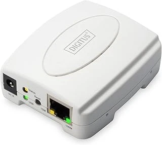 Digitus 1 Port Fast Ethernet Print Server 1 X Usb 2.0 Port 1 X Rj45 Usb Print Ser ürün görseli 1