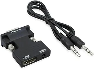 Sanec Ses Destekli Hdmi To Vga Dönüştürücü Adaptör ürün görseli 1