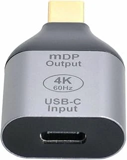 Coverzone Usb-C To Mini Displayport Adaptör 4K 60Hz Görüntü Aktarıcı Type-C To Mdp Dönüştürücü Laptop Tablet Harici Monitör Tv Projektör Bağlantı Aparatı Yüksek Çözünürlük Stabil Görüntü | Zr1219 ürün görseli 1
