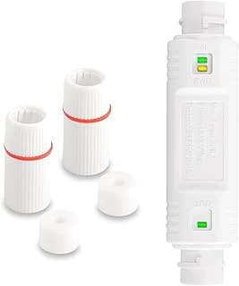 Aputue Poe Genişletici, Standart 48V Tekrarlayıcı 10/100Mbps Dış Aydınlatma Koruması Ağ Güçlendirici, Su Geçirmez Esd Seri İzleme Ap Güç Kaynağı Sinyali Ip Kamera Için Tak Çalıştır ürün görseli 1