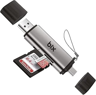 Bix Adp-11 Mikro Sd Kart Okuyucu Type-C & Usb 3.2 Gen1, Hafıza Kartı Okuyucu Micro Sd Için Otg, Sdhc, Sdxc, Mmc Kart Adaptörü, Ipad, Macbook, Bilgisayar, Telefon Tablet Ile Uyumlu ürün görseli 1