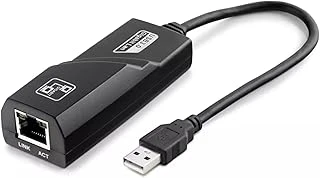 Hadron Usb 3.0 Ethernet Adaptörü | 10/100 Mbps Hız | Usb-A To Rj45 Lan İnternet Dönüştürücü | Windows, Linux Uyumlu | Laptop Pc Için Tak Çalıştır Kablolu Ağ Kartı, Siyah ürün görseli 1