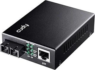 Cudy Mc100Gsa-20 Single Mode 20 Km Fiber Optik Gigabit Ethernet Medya Dönüştürücü Metal Switch ürün görseli 1