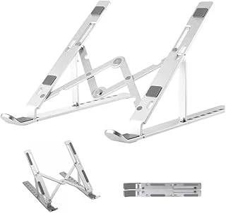 Al-10 Alüminyum Macbook Uyumlu 7 Kademeli Notebook Stand ürün görseli 1
