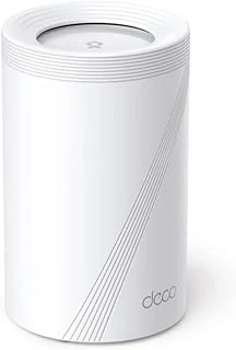 Tp-Link Deco Be65 1-Pack, Be9300 Mbps, 4 × 2.5 Gbps Portlar, 320 Mhz Kanallar, 6 Ghz Bandında Çalışır, 200 Cihaza Kadar Bağlanılabilirlik, Vpn, Wpa3, Üç Bantlı Wi-Fi 7 Mesh Sistemi ürün görseli 1