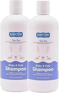 Babyton Doğal Göz Yakmayan Saç Vücut Şampuanı 2'Li Set 400 Ml ürün görseli 1