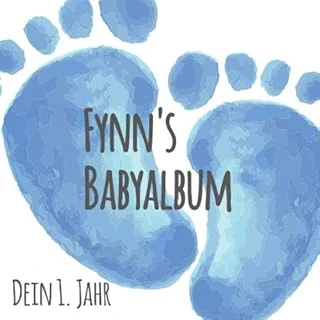 Fynn'S Babyalbum - Dein 1. Jahr: Babyalbum Zum Ausfüllen - Baby Tagebuch Und Erinnerungsalbum Für Das Erste Lebensjahr ürün görseli 1
