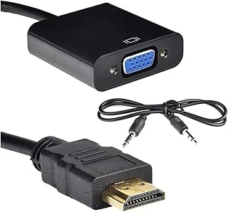4488 Hdmı To Vga Ses Destekli Monitör Dönüştürücü Kablo Çevirici Adaptör ürün görseli 1